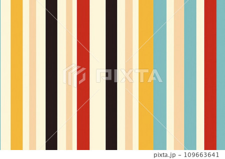 Colorful striped wallpaper, retro pattern Colorful striped wallpaper, retro pattern 109663641