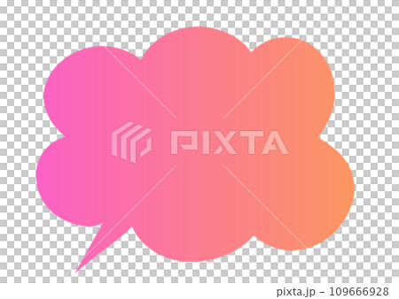 漸層語音氣泡粉紅色 漸層語音氣泡粉紅色 109666928