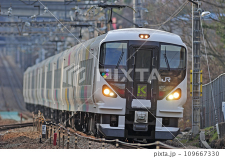 中央本線 四方津ー上野原 JR東日本 E257系 M-110編成(松本) あずさ かいじ 中央本線 四方津ー上野原 JR東日本 E257系 M-110編成(松本) あずさ かいじ 109667330