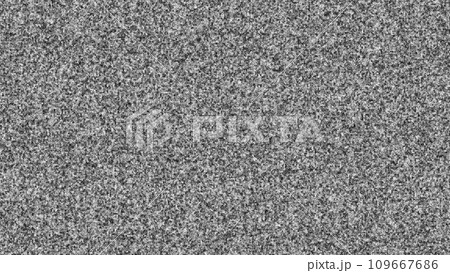 No Signal to monitor images. Static noise bad tv signal black and white images 109667686