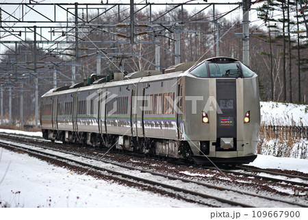 千歳線　北広島ー上野幌　JR北海道　789系1000番台　HL-1007編成（札幌）　スーパーカムイ 109667900