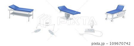 Medical Diagnostic Equipment and Clinic Device Vector Set Medical Diagnostic Equipment and Clinic Device Vector Set 109670742