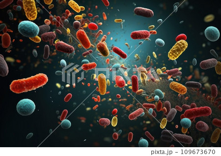 Bacteria in the microbiome help digest our food regulate our immune system 109673670