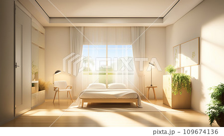 シンプル・ナチュラルな部屋のイメージ素材 109674136
