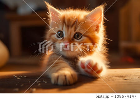 とにかく今すぐふみふみしたい子猫 109674147