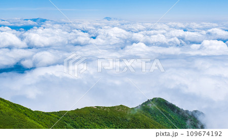 夏の爺ヶ岳登山（雲海） 109674192
