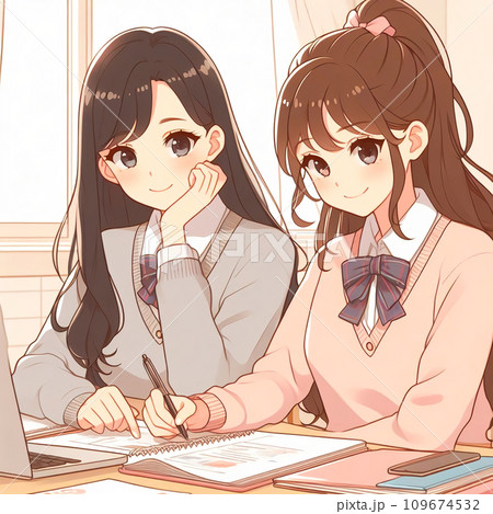 学生のイラスト素材 109674532