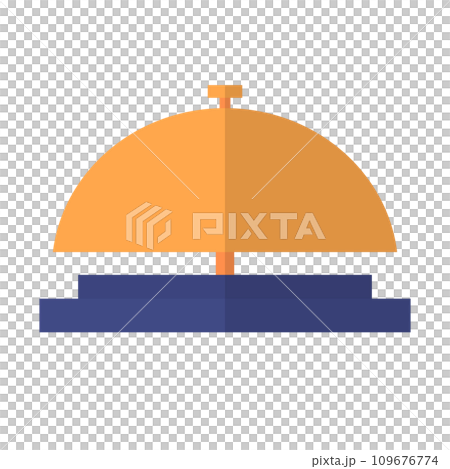 Desk bell icon. vector. 109676774