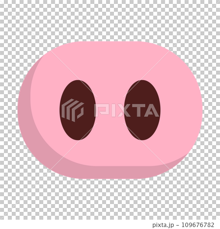 可愛的豬鼻子圖標 可愛的豬鼻子圖標 109676782