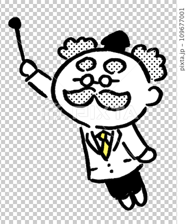 身穿白大褂圓潤可愛的醫生 109677001