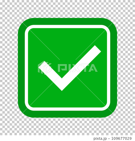 green checkbox square 109677029