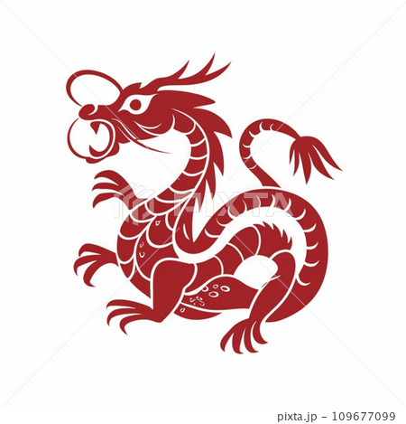 Red Dragon Vector Design Red Dragon Vector Design 109677099