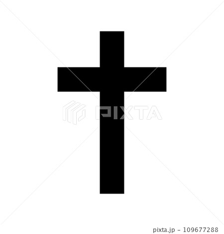 黒いキリスト教の十字架 黒いキリスト教の十字架 109677288