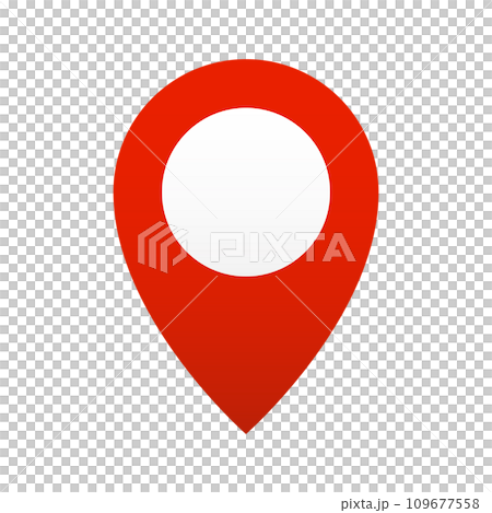 地図のマップピン 109677558