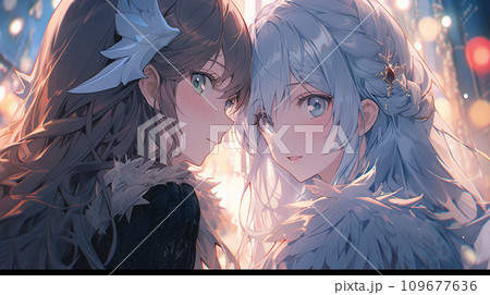 冬の魔法にかけられた二人 109677636