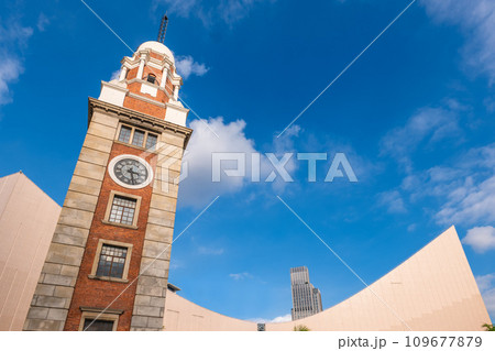 The Clock Tower on the southern shore of Tsim Sha Tsui, Kowloon, Hong Kong, China The Clock Tower on the southern shore of Tsim Sha Tsui, Kowloon, Hong Kong, China 109677879