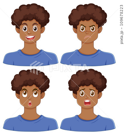 Set of African Puberty Boys 109678223