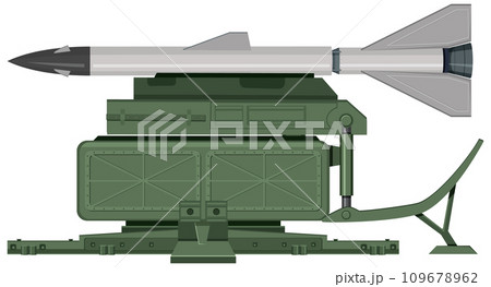 Military missile launcher vector 109678962