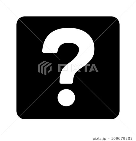 はてなボックス 黒 シルエット 109679205