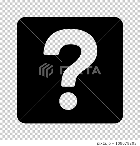 はてなボックス 黒 シルエット 109679205