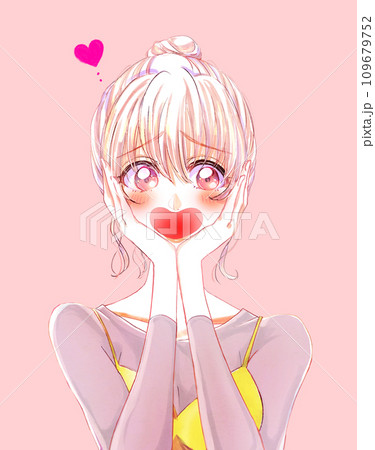 ときめく女性 ギャグ調 ときめく女性 ギャグ調 109679752