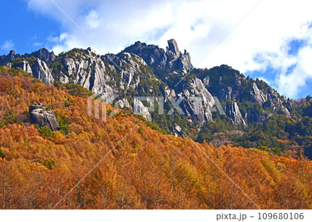 八ヶ岳 みずがき山 紅葉景色 八ヶ岳 みずがき山 紅葉景色 109680106