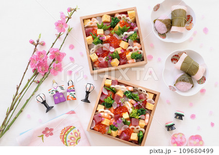おひなまつり 海鮮ばらちらし寿司 おひなまつり 海鮮ばらちらし寿司 109680499