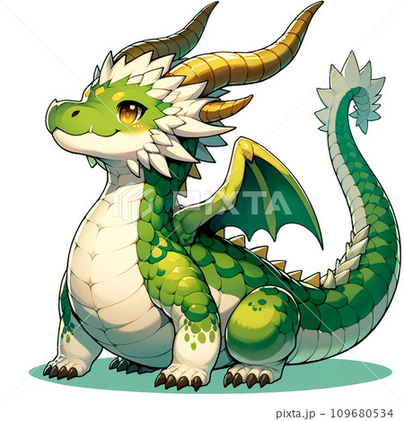漫画チックなドラゴンのイラスト素材 [109680534] - PIXTA