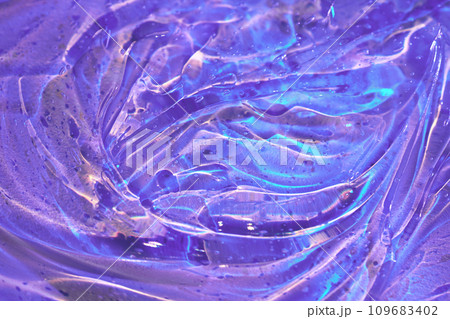 Abstract digital lavender purple, blue cosmetic gel serum background texture Abstract digital lavender purple, blue cosmetic gel serum background texture 109683402
