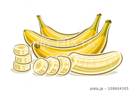 Vector logo for Banana Vector logo for Banana 109684305