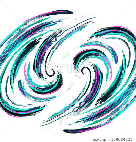 Abstract and Colorful Grunge Brush Background with Halftone Effect. Brush Stroke Illustration for Banner, Poster, or Sports Background. Scratch and Texture Elements For Design Abstract and Colorful Grunge Brush Background with Halftone Effect. Brush Stroke Illustration for Banner, Poster, or Sports Background. Scratch and Texture Elements For Design 109684829