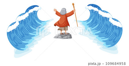 Moses Parting the Red Sea: A Religious Bible Story Moses Parting the Red Sea: A Religious Bible Story 109684958