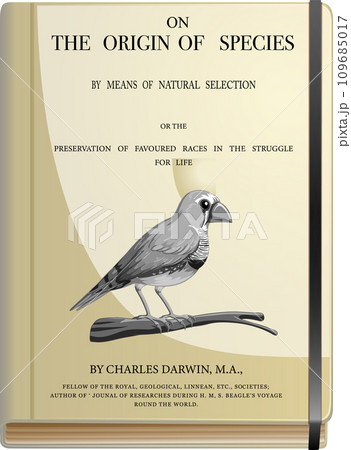 Charles Darwin and The origin of species book 109685017