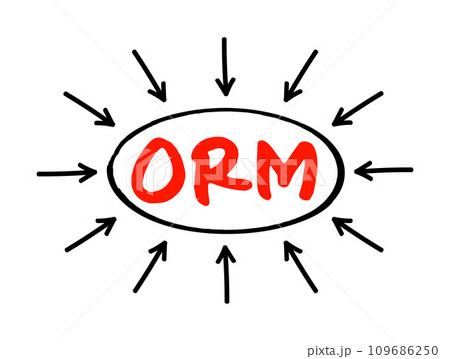 ORM Online Reputation Management - practice of attempting to shape public perception of a person or organization by influencing information about that entity, acronym text with arrows ORM Online Reputation Management - practice of attempting to shape public perception of a person or organization by influencing information about that entity, acronym text with arrows 109686250