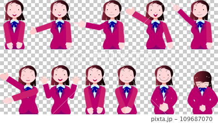 Female guide pose collection_03 109687070