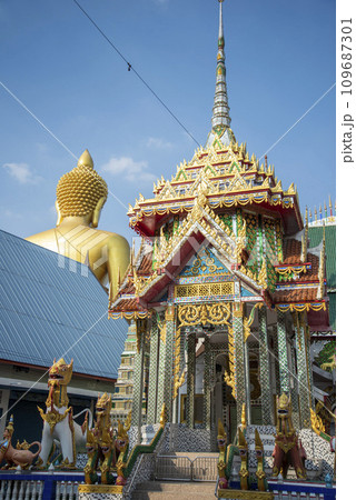 THAILAND THONBURI BIG BUDDHA WATKHUN CHAN THAILAND THONBURI BIG BUDDHA WATKHUN CHAN 109687301