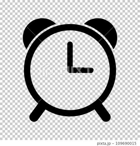 alarm clock black 109690015