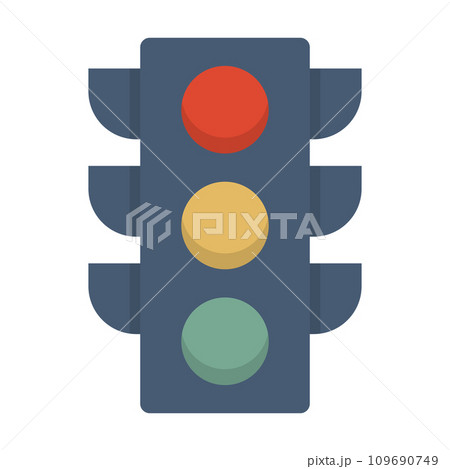 信号機 縦 信号機 縦 109690749