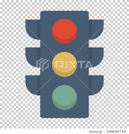 信号機 縦 信号機 縦 109690749