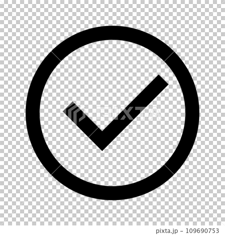 round checkbox 109690753