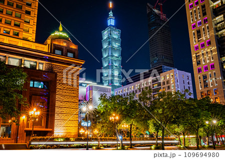 台湾　台北の街並み 109694980