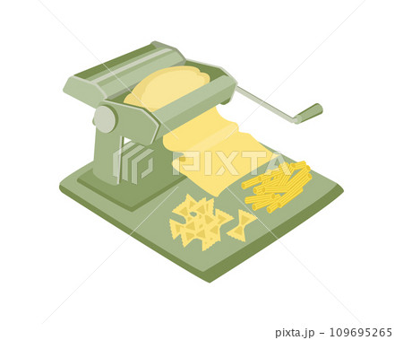 Manual machine for rolling out dough 109695265