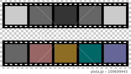 カメラや映画のフィルム撮影のイメージ 109699443