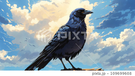 カラスと空 - AI生成画像 109699608