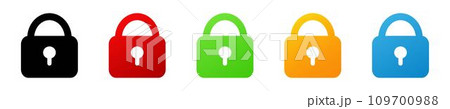 Lock vector icon. Protection security 109700988