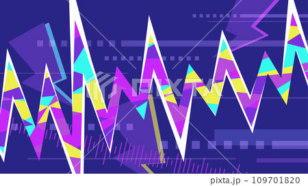 騒音のイメージの背景イラスト_16:9 騒音のイメージの背景イラスト_16:9 109701820