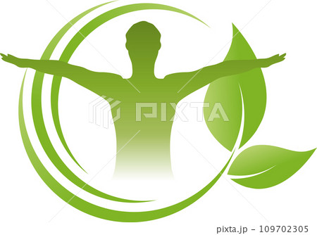 person, leaves, tree, plant, wellness, alternative practitioner, background, logo 109702305