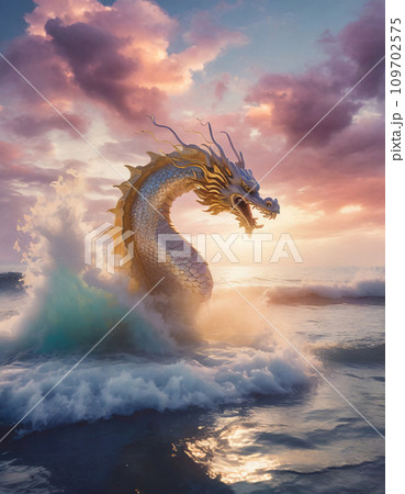 荒海と龍 荒海と龍 109702575