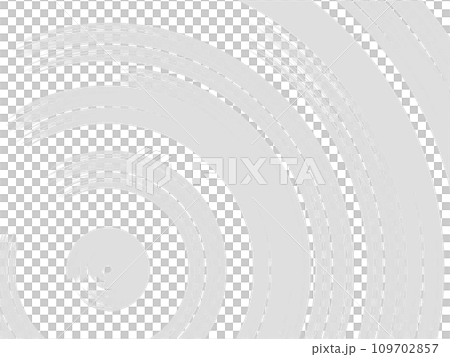 Background of blurred circles written with a brush. Japanese style illustration of gray circles. 109702857