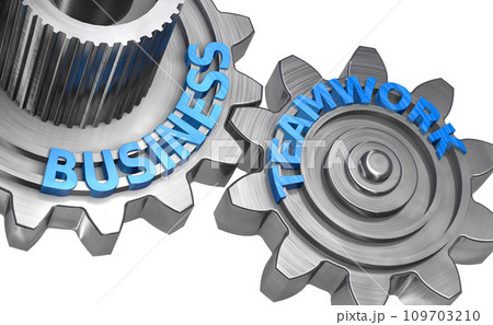 Concept of process improvement and business teamwork. 109703210